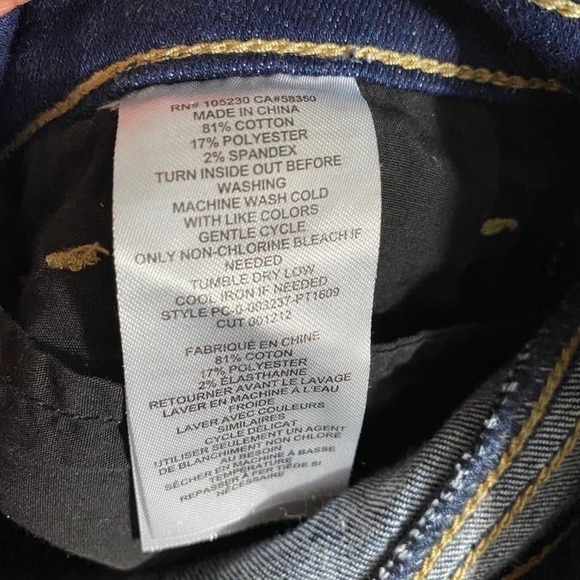 current/elliott Dark Wash Skinny Jeans Size 27 - Picture 5 of 5